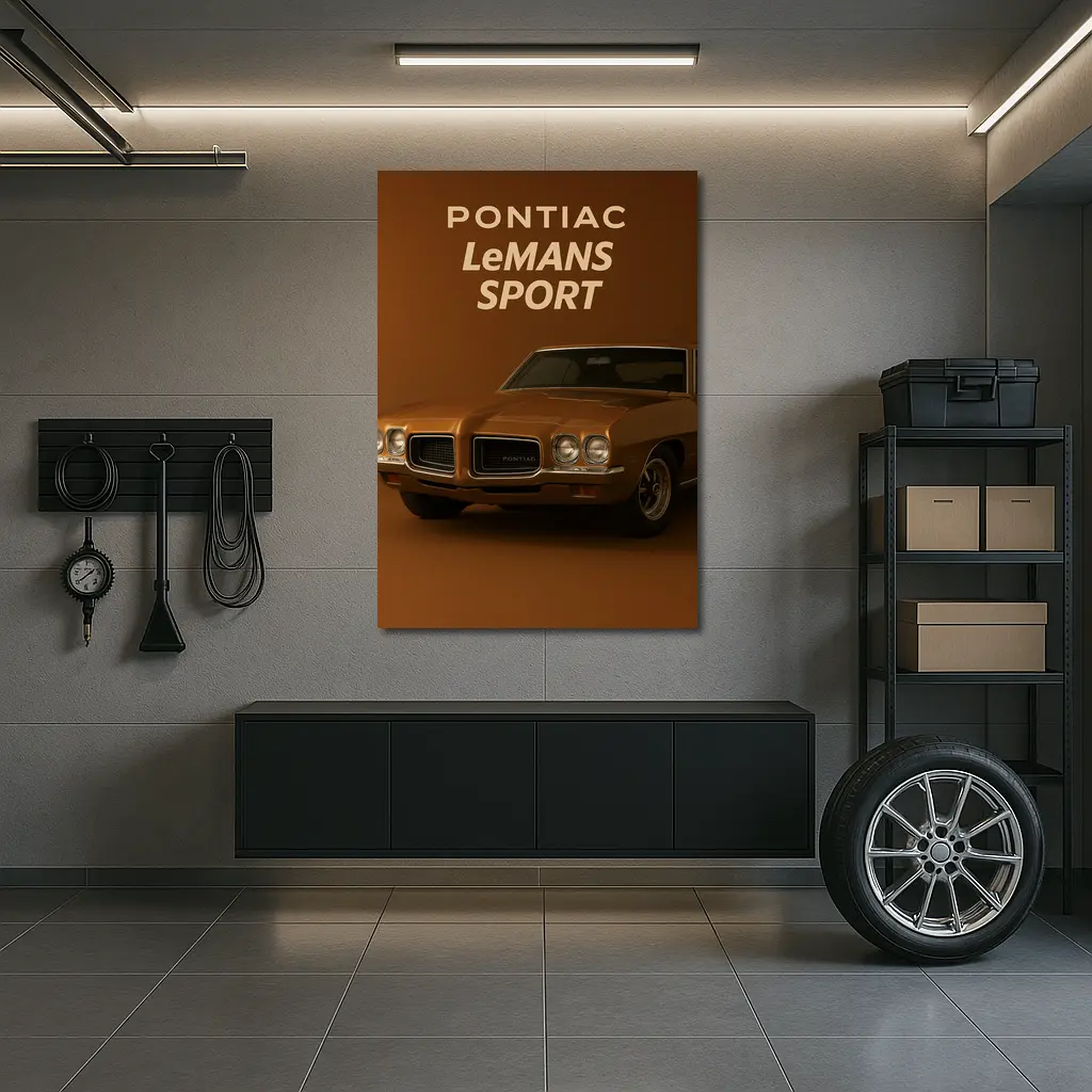 Pontiac LeMans Sport Classic Gold Brown – Wall Art