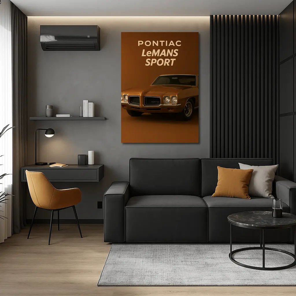Pontiac LeMans Sport Classic Gold Brown – Wall Art