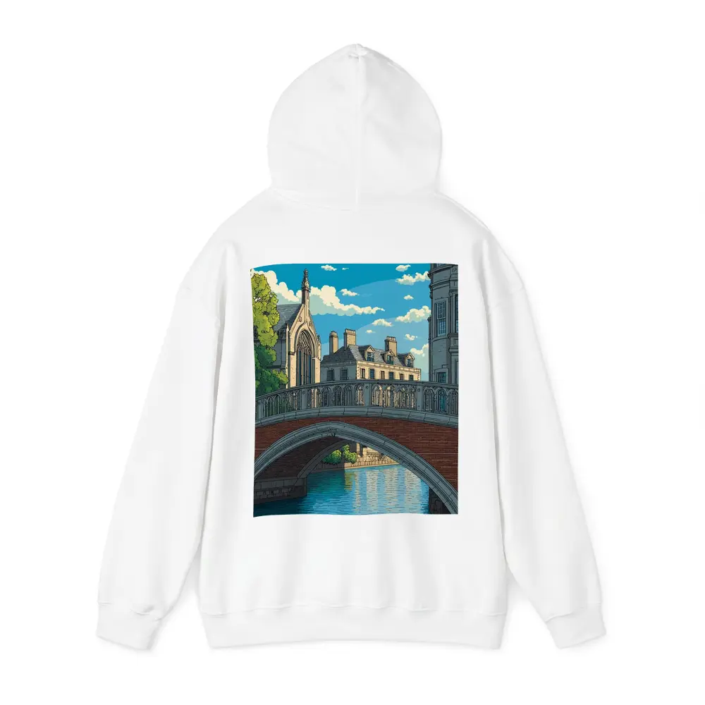 Bridge of Sighs Cambridge Pixel Art Style – Hoodies
