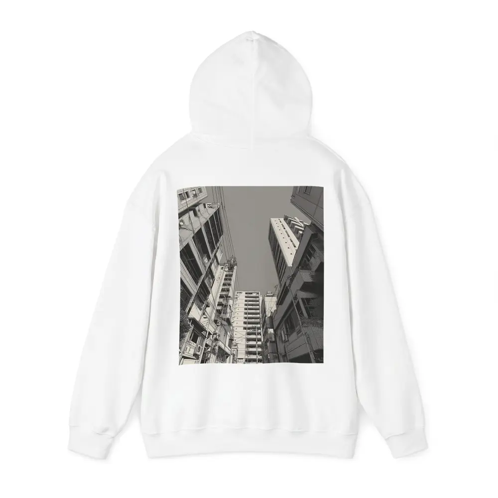 Tokyo Street Looking Up Manga Style – Hoodies