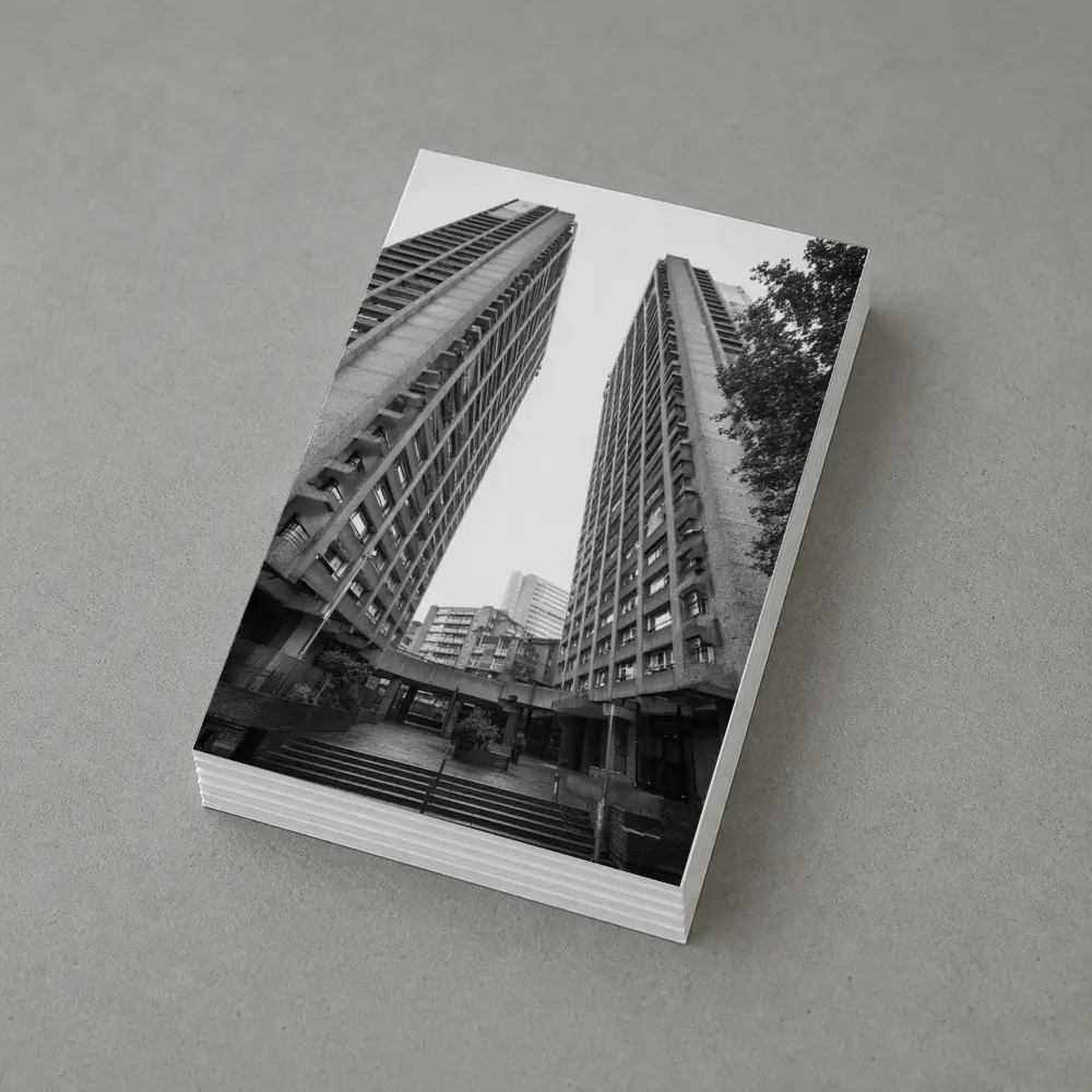 Brutalist Tower Blocks Black White Architecture – Postcards