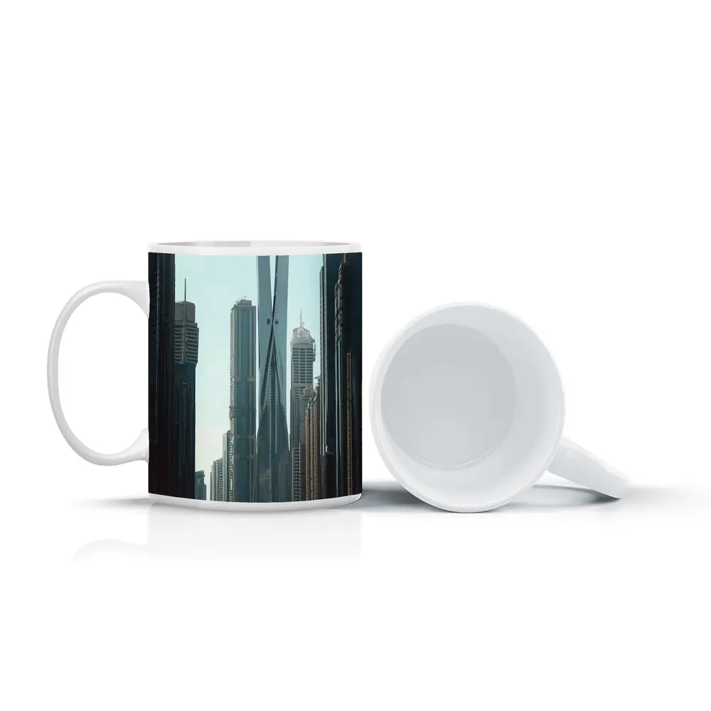 Dubai Skyscrapers Crossing Towers City Skyline – Mugs