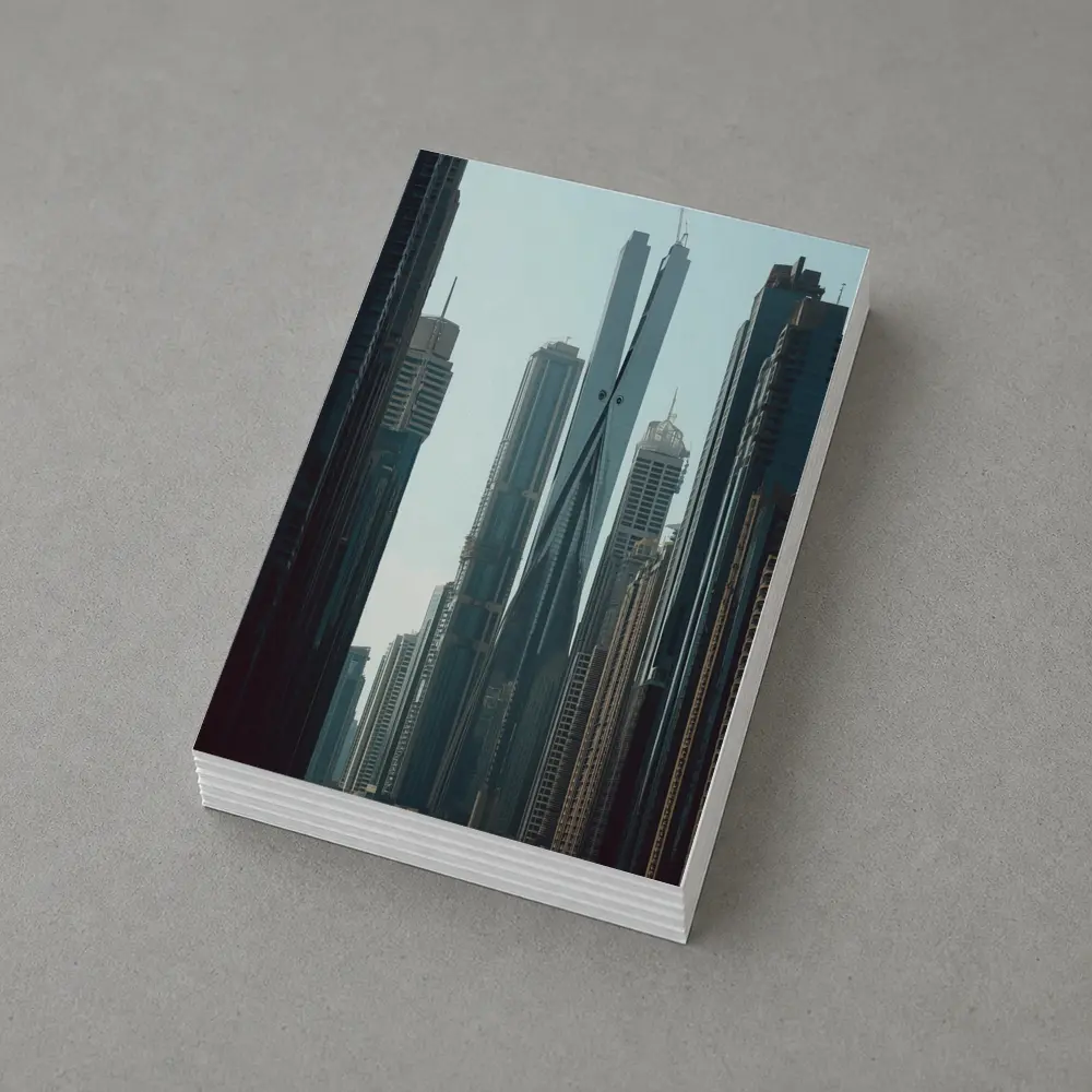 Dubai Skyscrapers Crossing Towers City Skyline – Postcards