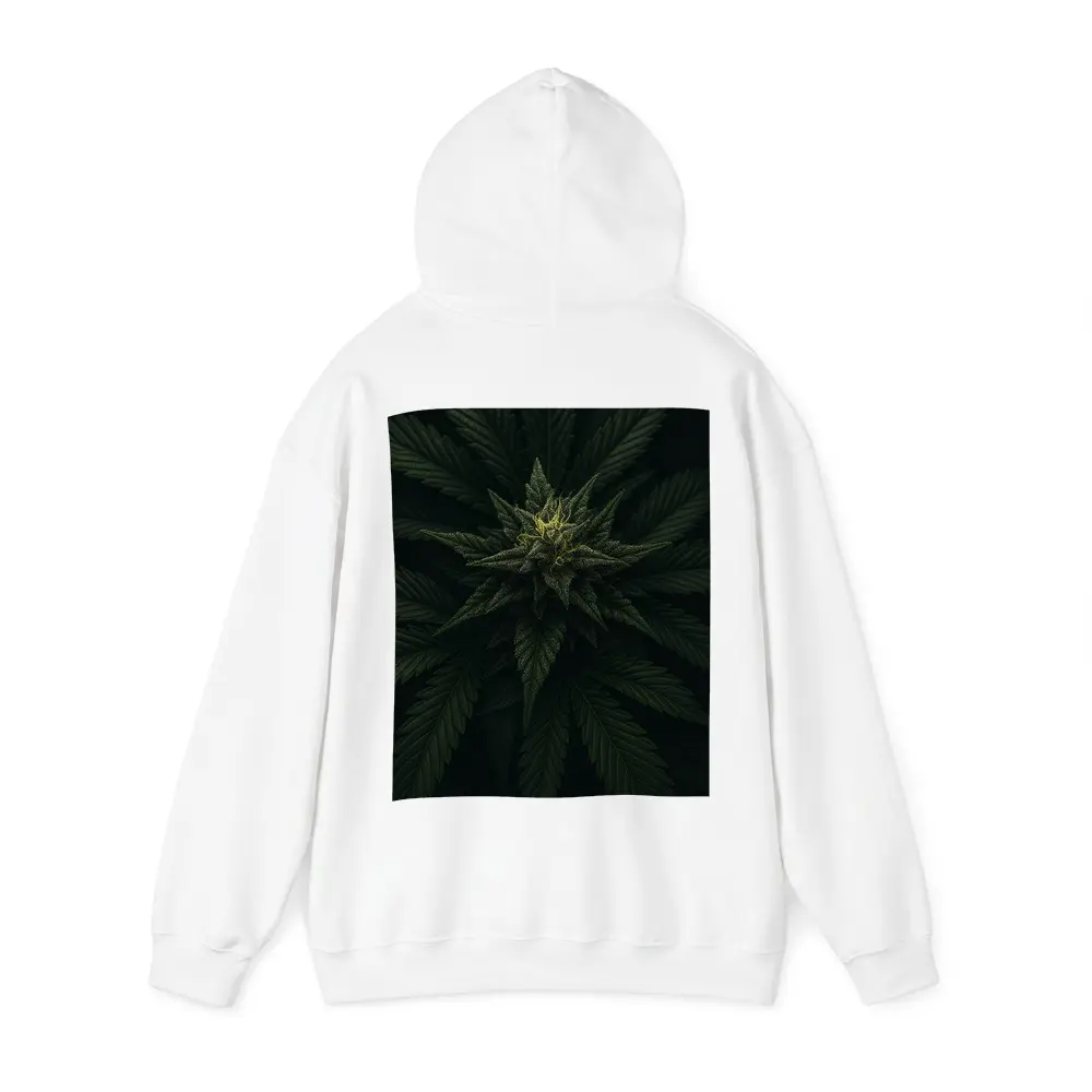 Cannabis Plant Dark Green Close Up – Hoodies