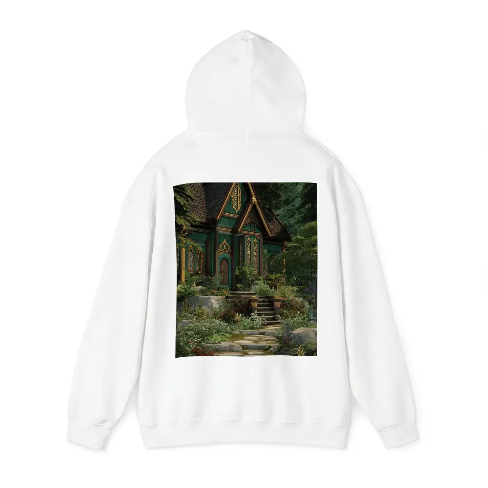 Green Gothic Cottage Deep Enchanted Forest – Hoodies