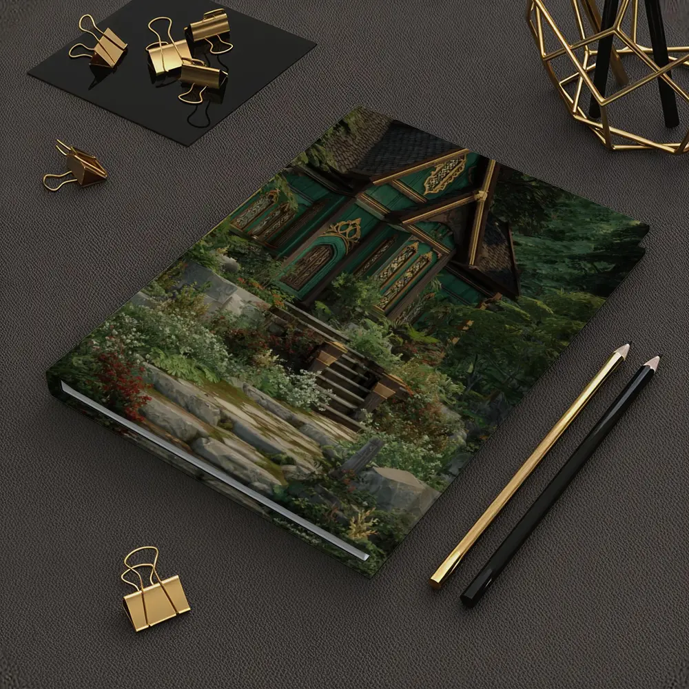 Green Gothic Cottage Deep Enchanted Forest – Notebooks