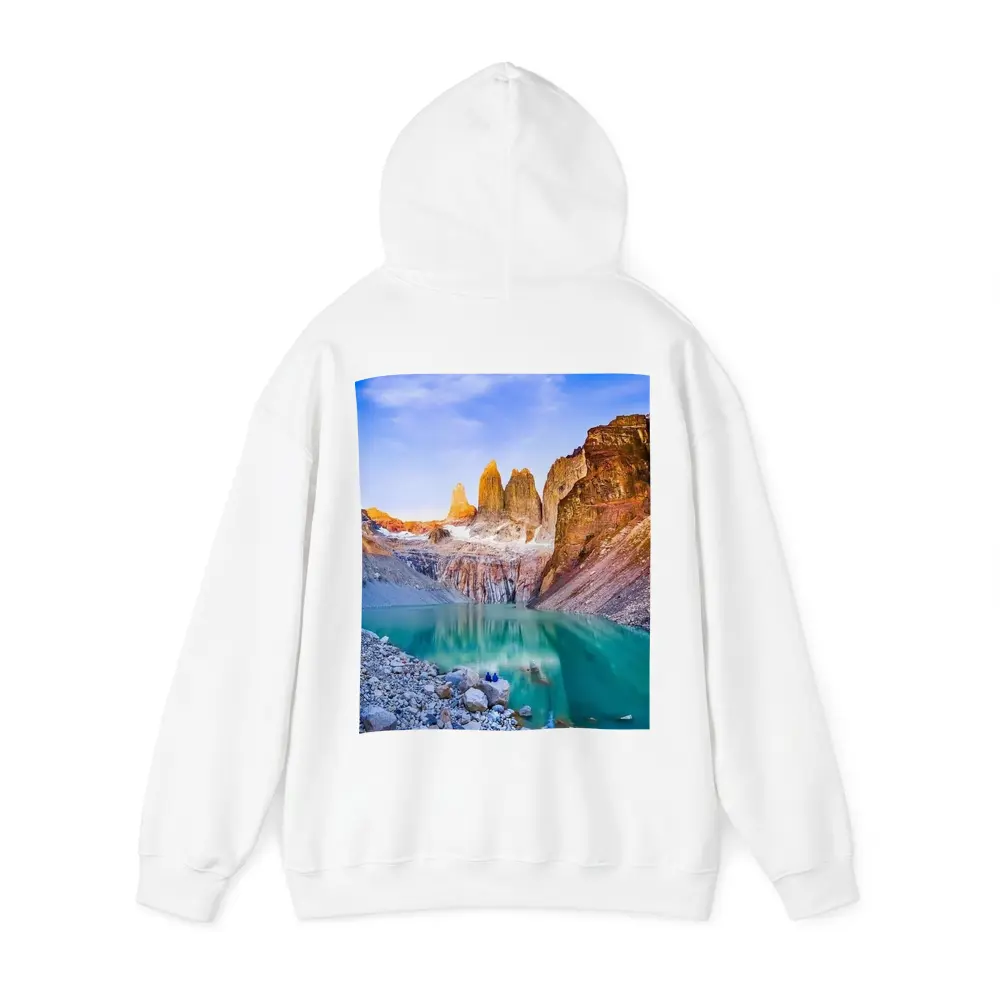 Torres del Paine Towers Turquoise Lake Patagonia – Hoodies