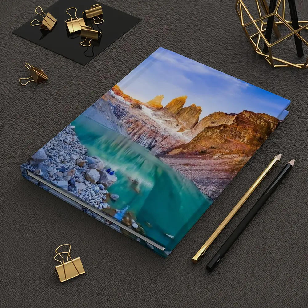 Torres del Paine Towers Turquoise Lake Patagonia – Notebooks