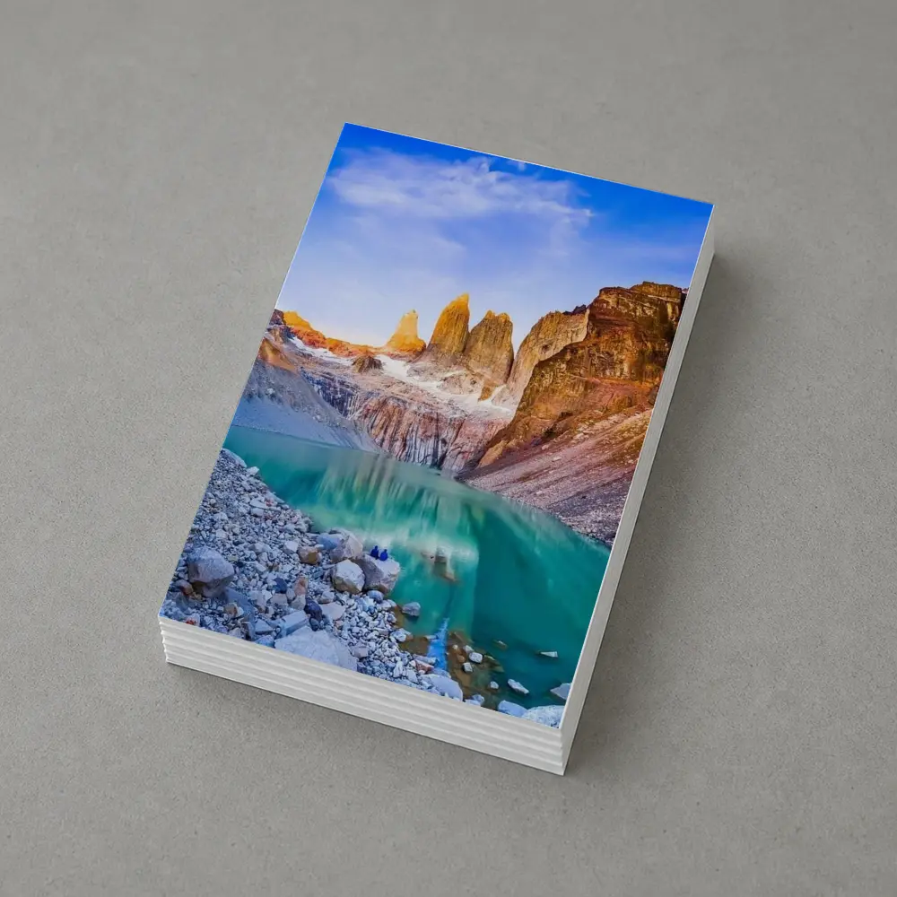 Torres del Paine Towers Turquoise Lake Patagonia – Postcards