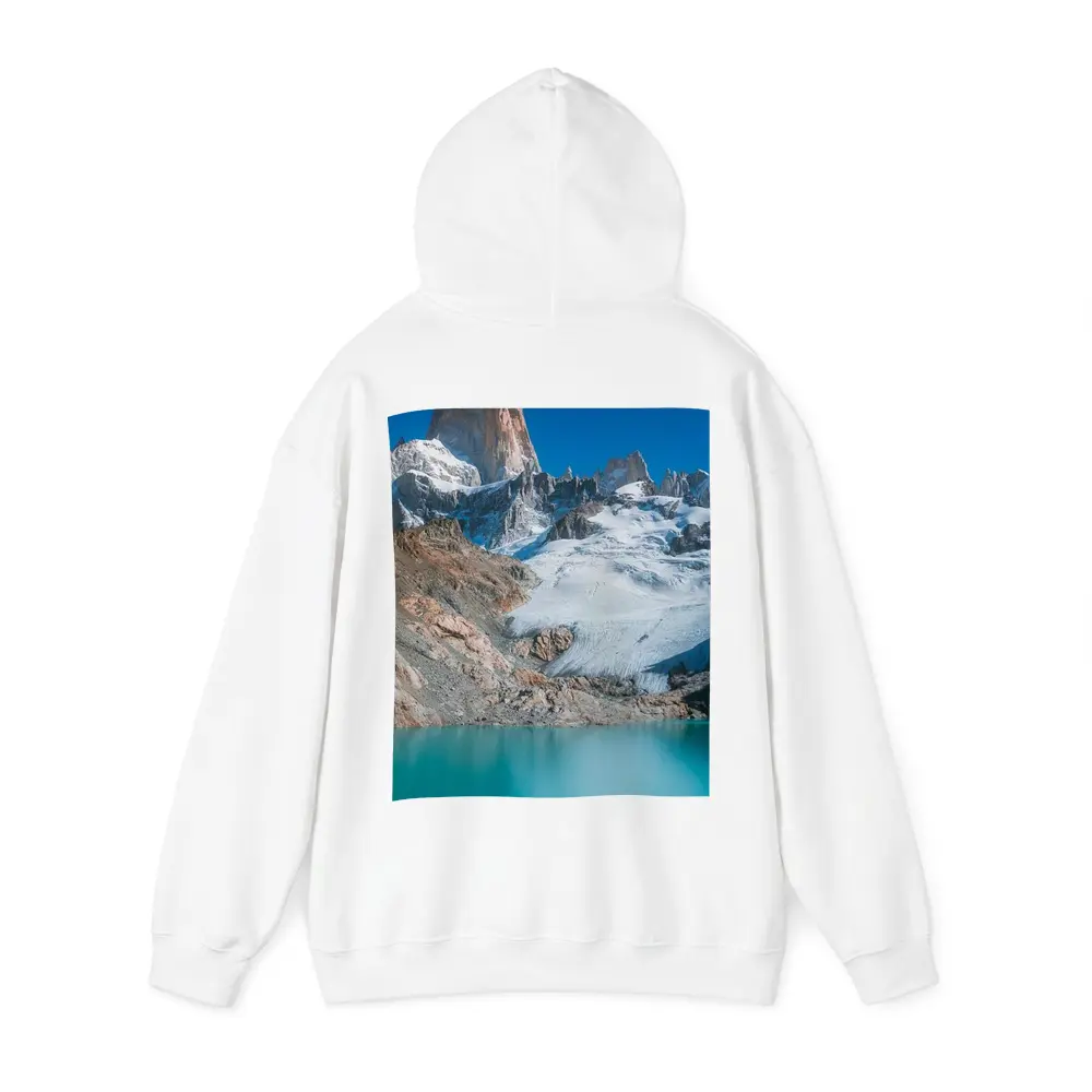 Mount Fitz Roy Glacier Turquoise Lake Patagonia – Hoodies