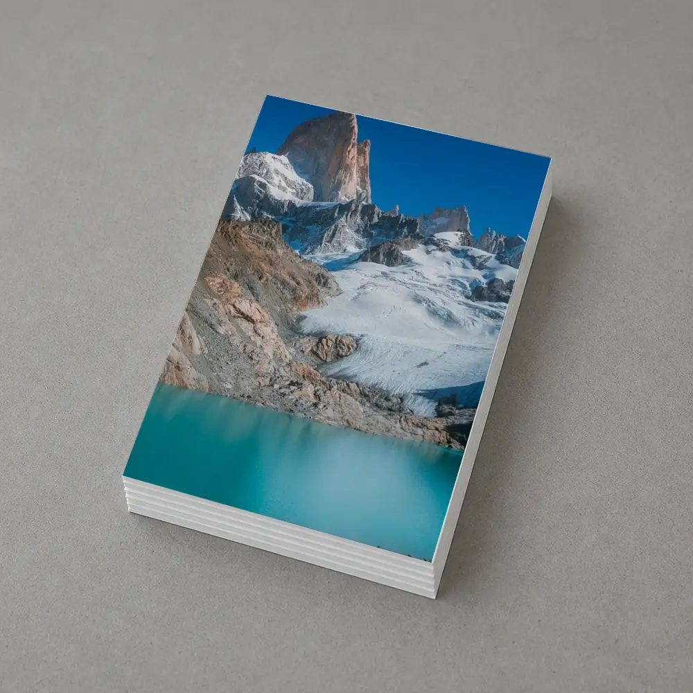 Mount Fitz Roy Glacier Turquoise Lake Patagonia – Postcards