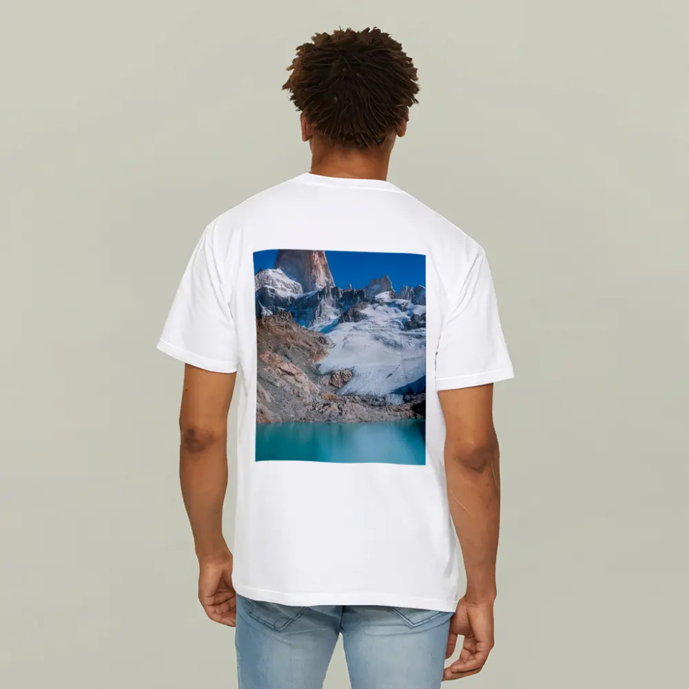 Mount Fitz Roy Glacier Turquoise Lake Patagonia – T-Shirts
