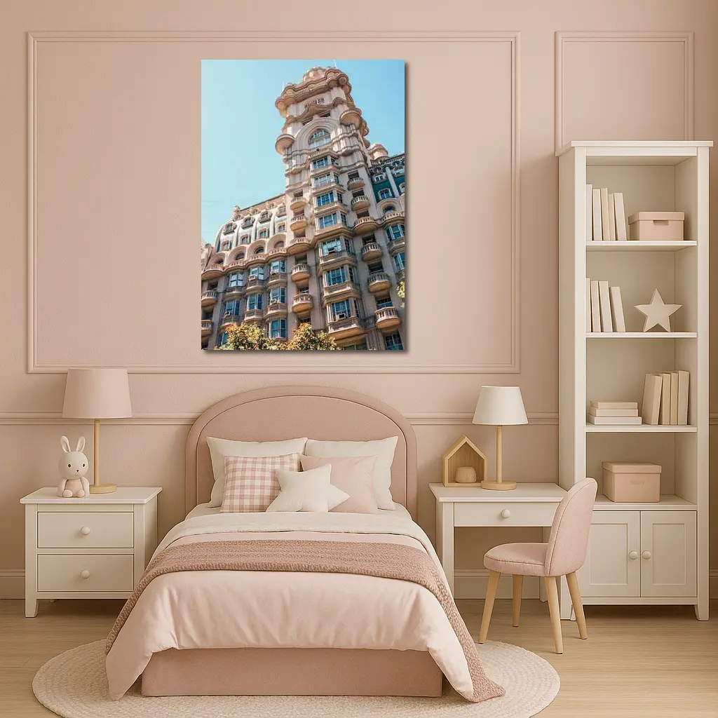 Palacio Barolo Buenos Aires Blue Sky – Wall Art