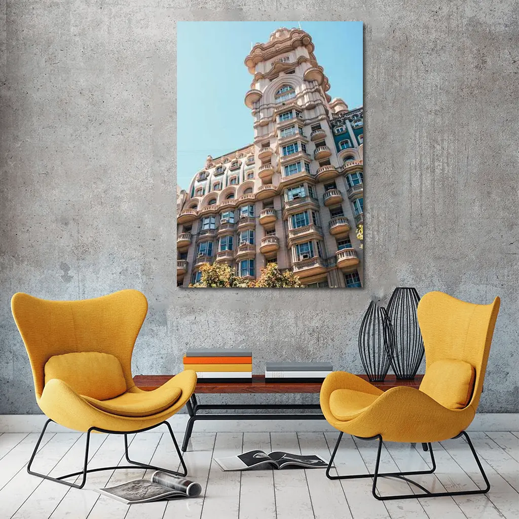 Palacio Barolo Buenos Aires Blue Sky – Wall Art