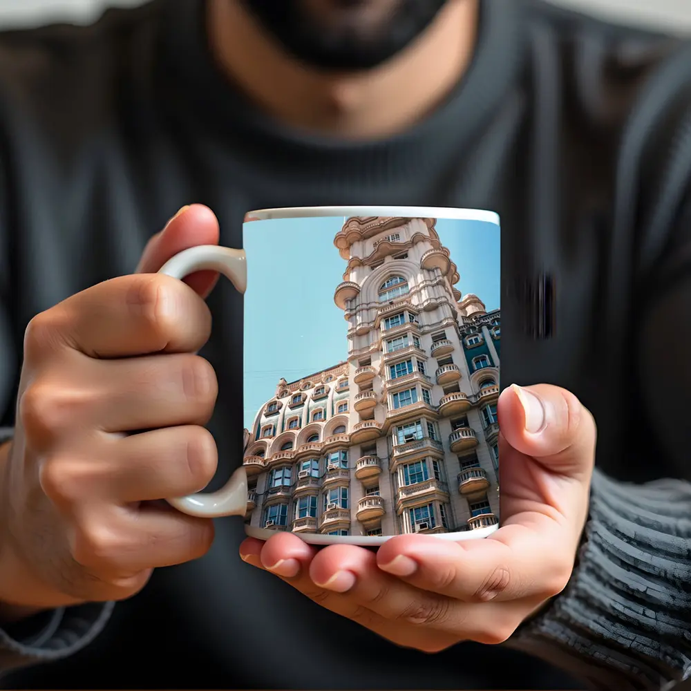 Palacio Barolo Buenos Aires Blue Sky – Mugs