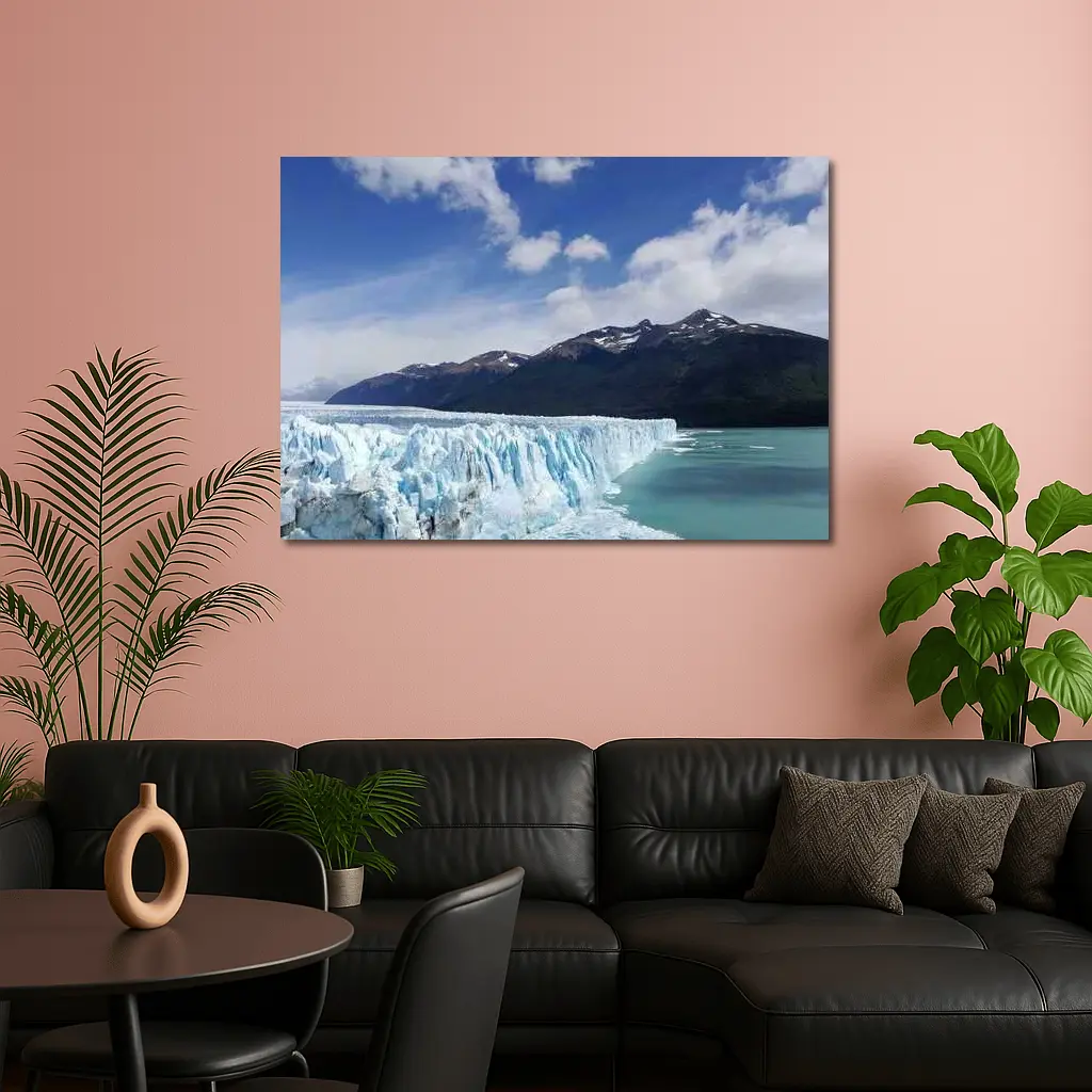 Perito Moreno Glacier Patagonia Mountains Blue Sky – Wall Art