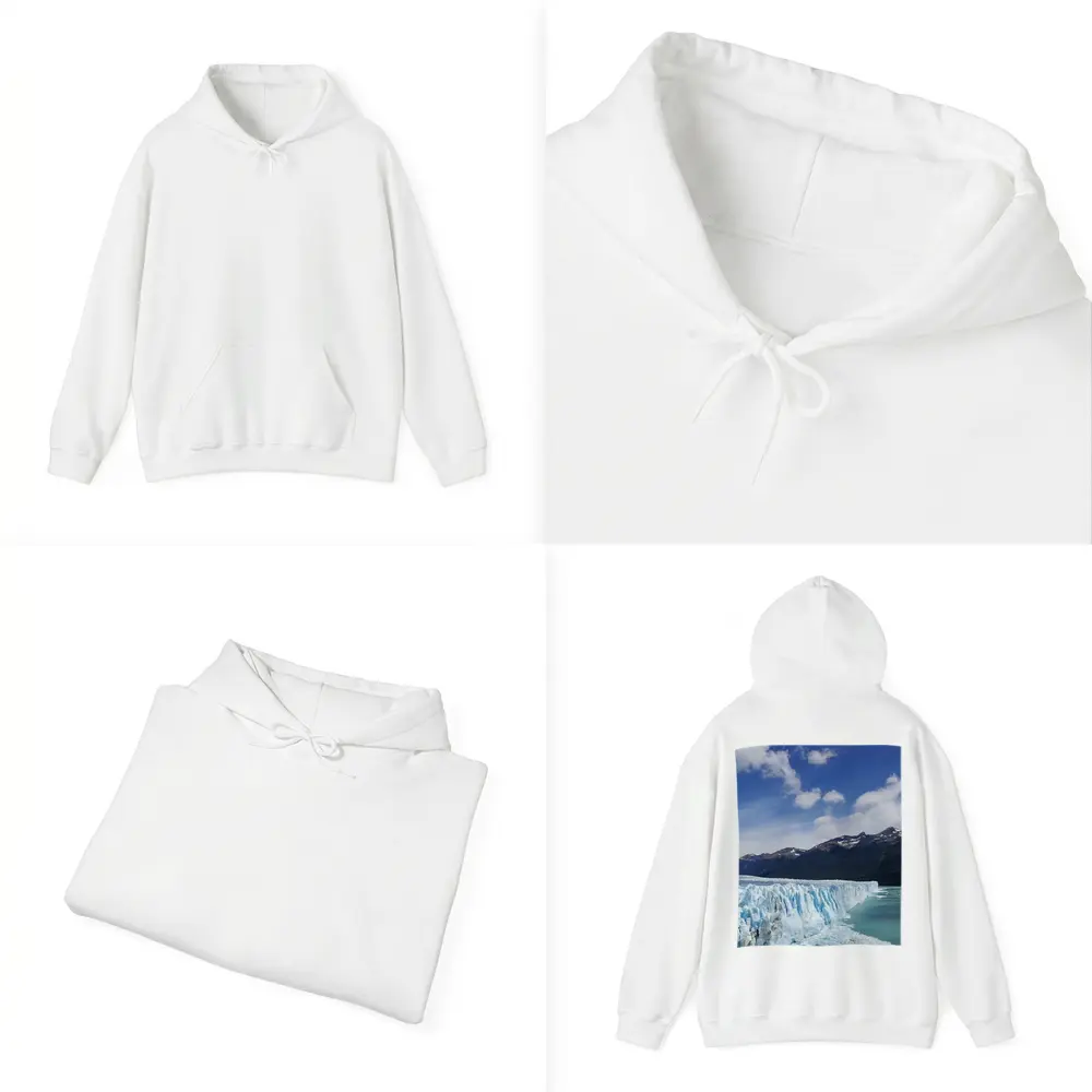 Perito Moreno Glacier Patagonia Mountains Blue Sky – Hoodies
