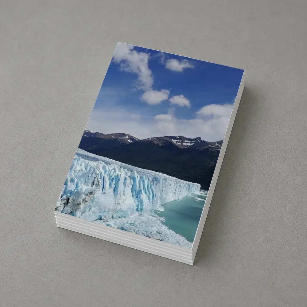 Perito Moreno Glacier Patagonia Mountains Blue Sky – Postcards