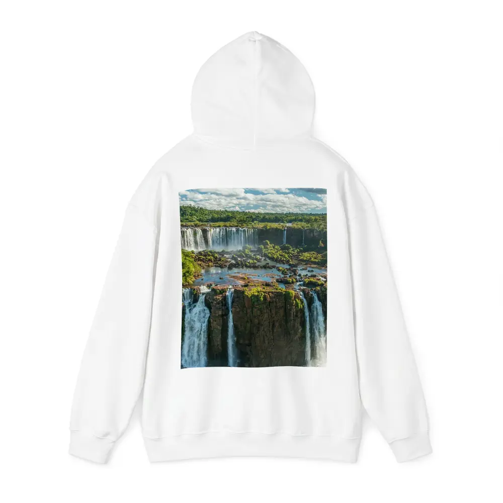Iguazu Falls Aerial View Lush Green Jungle – Hoodies