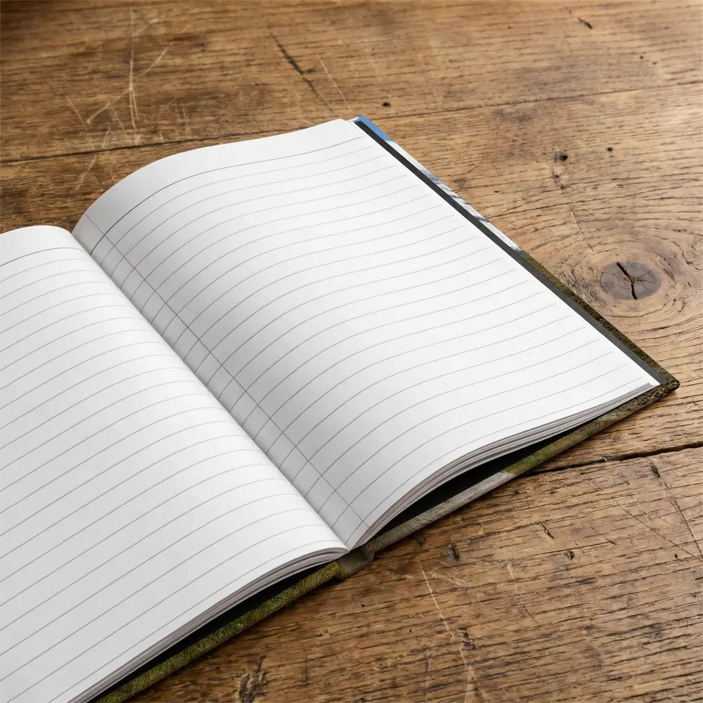 White Alpaca Snow Mountain Blue Sky – Notebooks