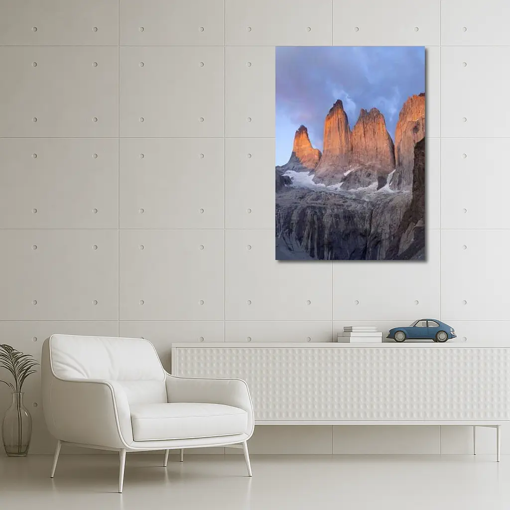 Torres del Paine Towers Sunrise Chile Mountains – Wall Art
