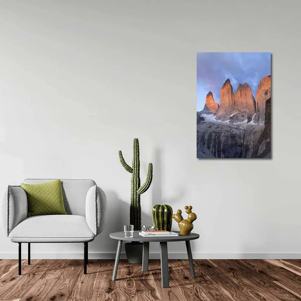 Torres del Paine Towers Sunrise Chile Mountains – Wall Art