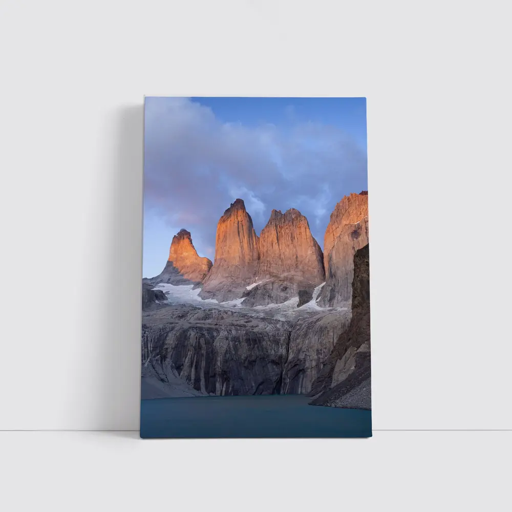 Torres del Paine Towers Sunrise Chile Mountains – Wall Art