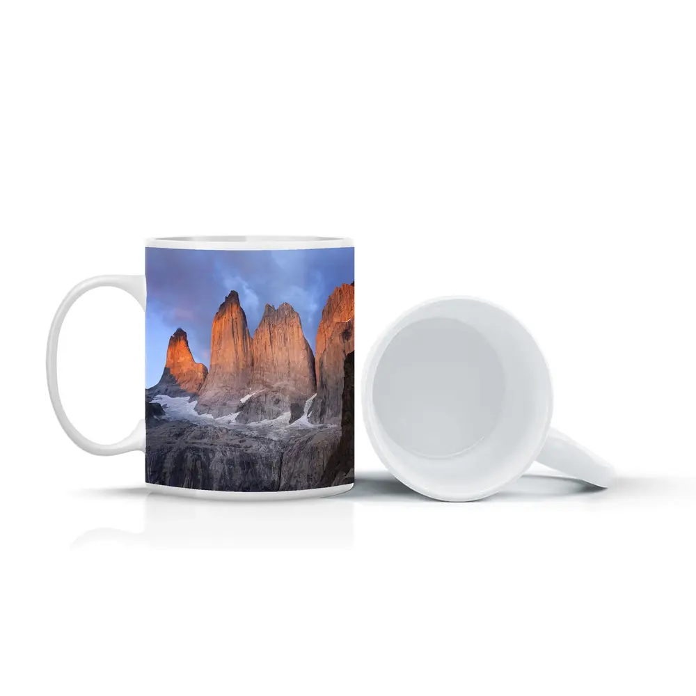 Torres del Paine Towers Sunrise Chile Mountains – Mugs