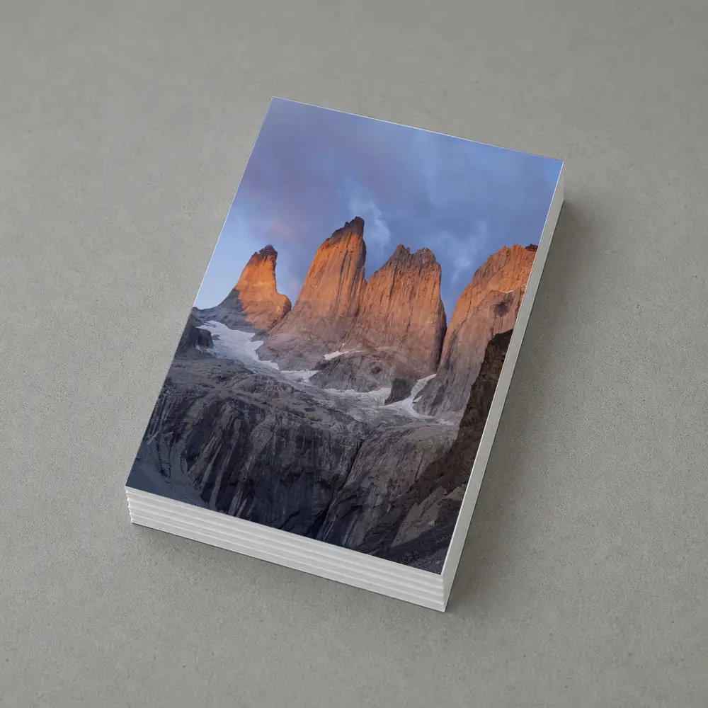 Torres del Paine Towers Sunrise Chile Mountains – Postcards