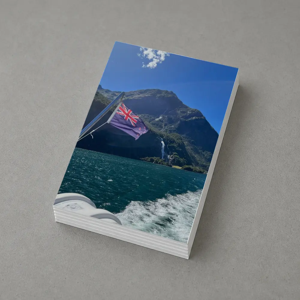 New Zealand Flag Milford Sound Mountain View – Postcards