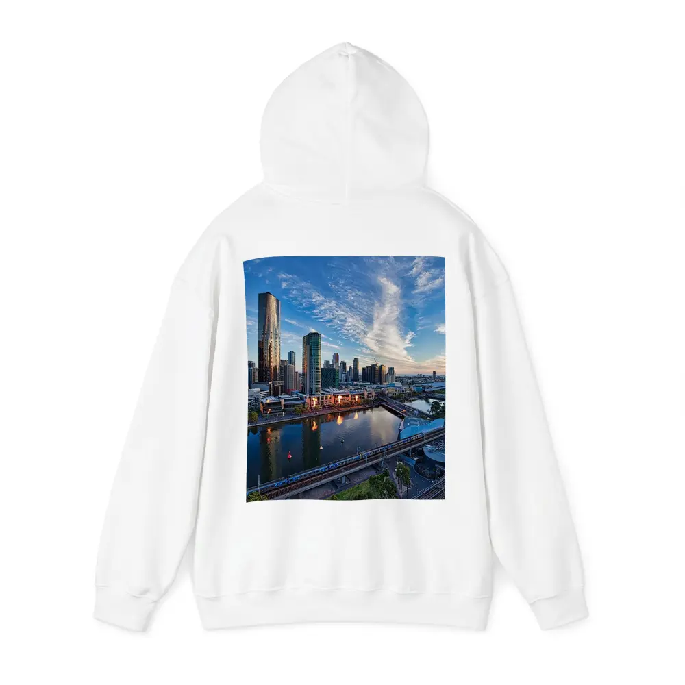 Melbourne Skyline Yarra River Sunset View – Hoodies