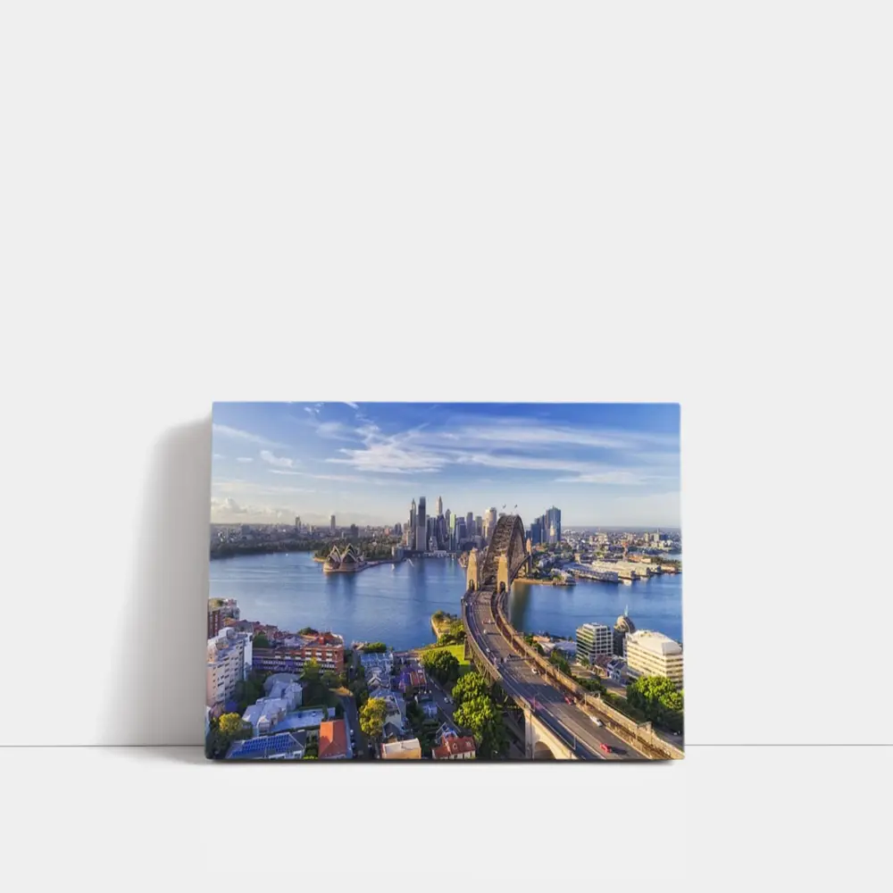 Sydney Harbour Bridge Aerial City View – Wall Art