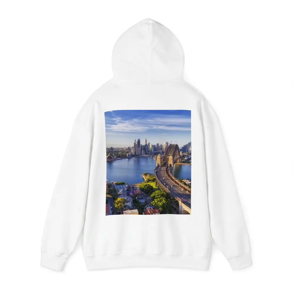 Sydney Harbour Bridge Aerial City View – Hoodies