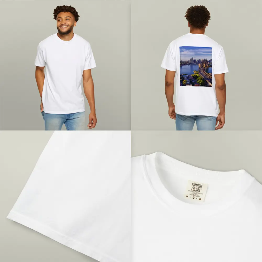 Sydney Harbour Bridge Aerial City View – T-Shirts