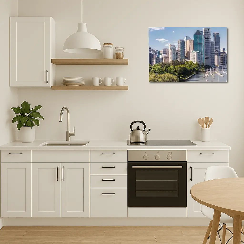 Brisbane City Skyline River Boats Australia – Wall Art