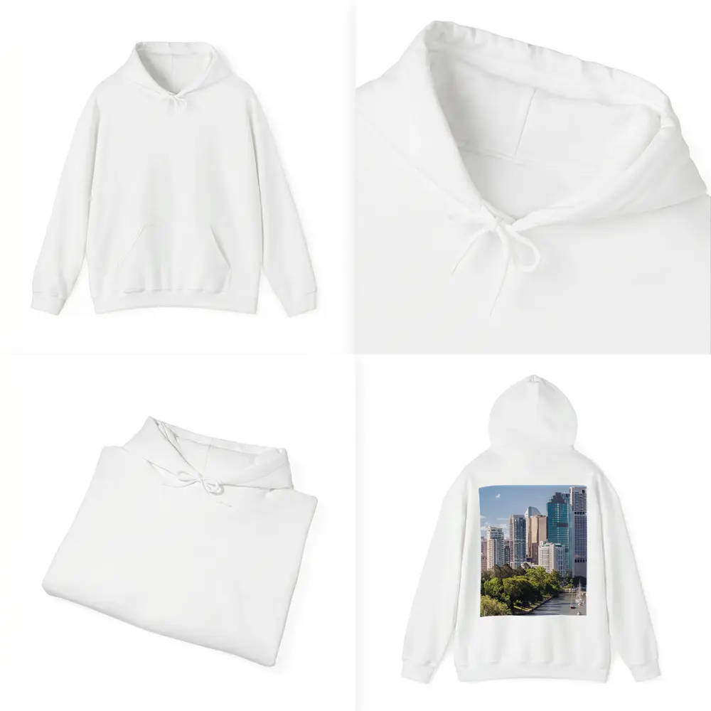 Brisbane City Skyline River Boats Australia – Hoodies