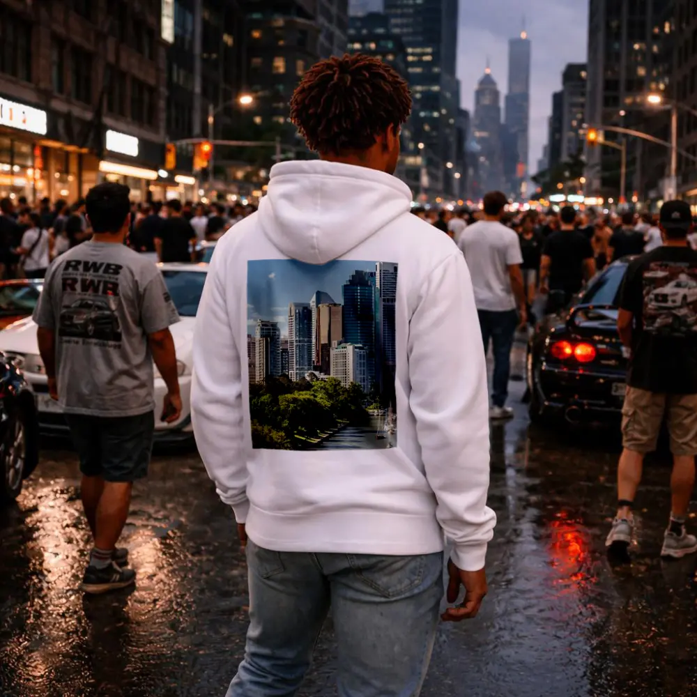 Brisbane City Skyline River Boats Australia – Hoodies