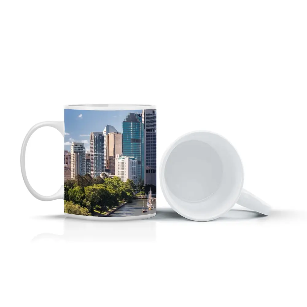 Brisbane City Skyline River Boats Australia – Mugs