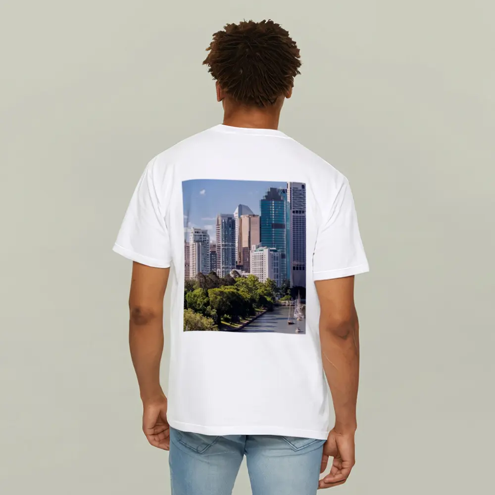 Brisbane City Skyline River Boats Australia – T-Shirts