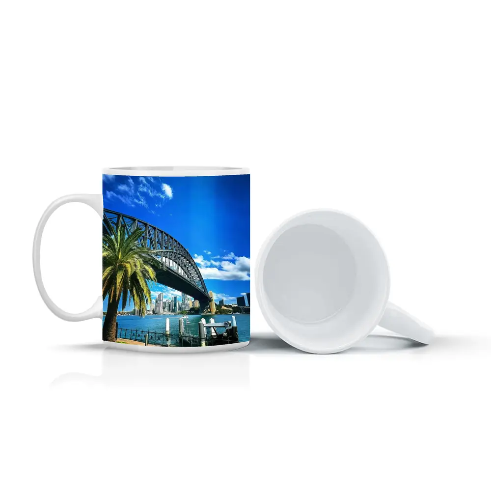 Sydney Harbour Bridge Blue Sky Australia – Mugs