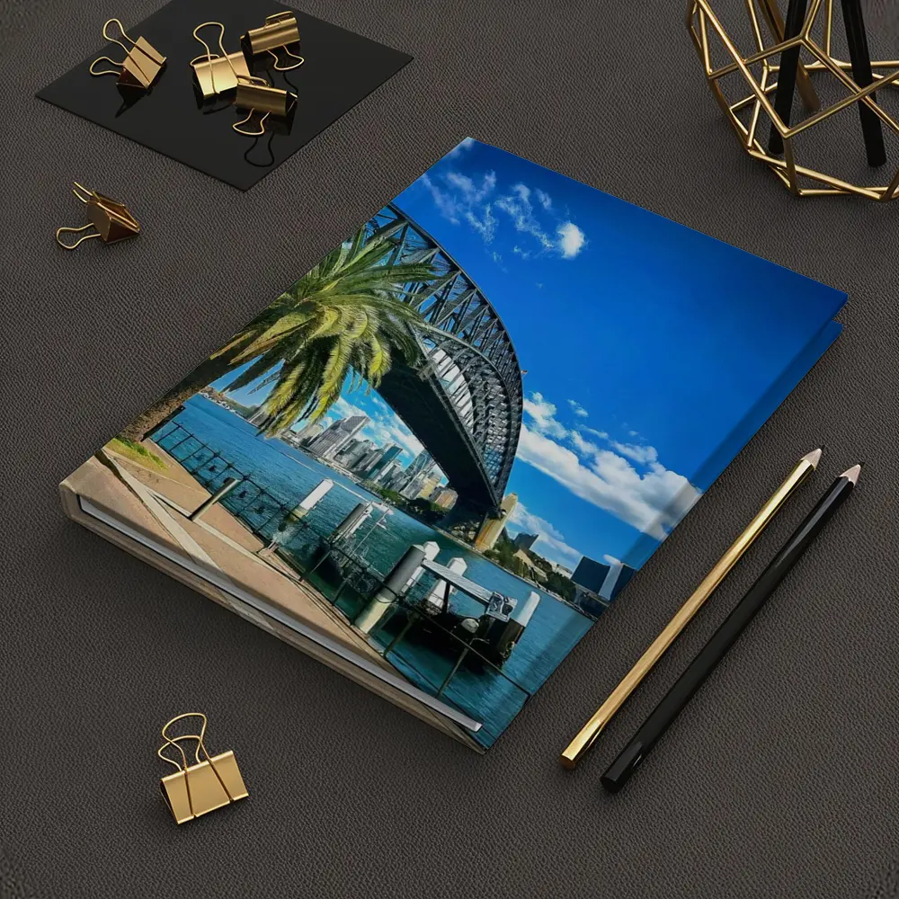 Sydney Harbour Bridge Blue Sky Australia – Notebooks