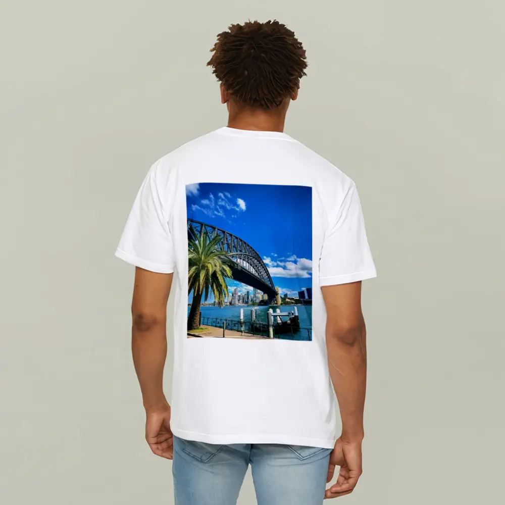 Sydney Harbour Bridge Blue Sky Australia – T-Shirts
