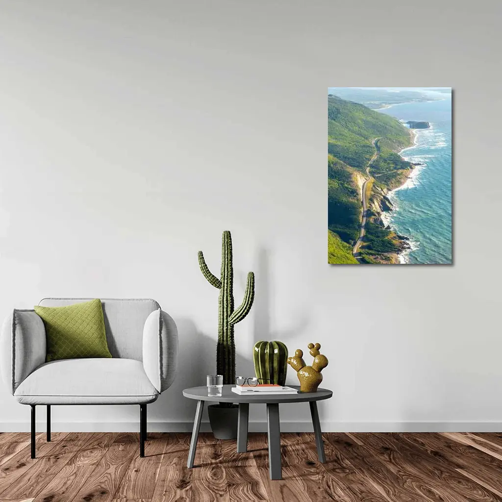 Cabot Trail Coastal Road Green Cliffs Ocean – Wall Art