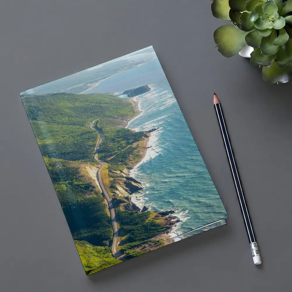 Cabot Trail Coastal Road Green Cliffs Ocean – Notebooks