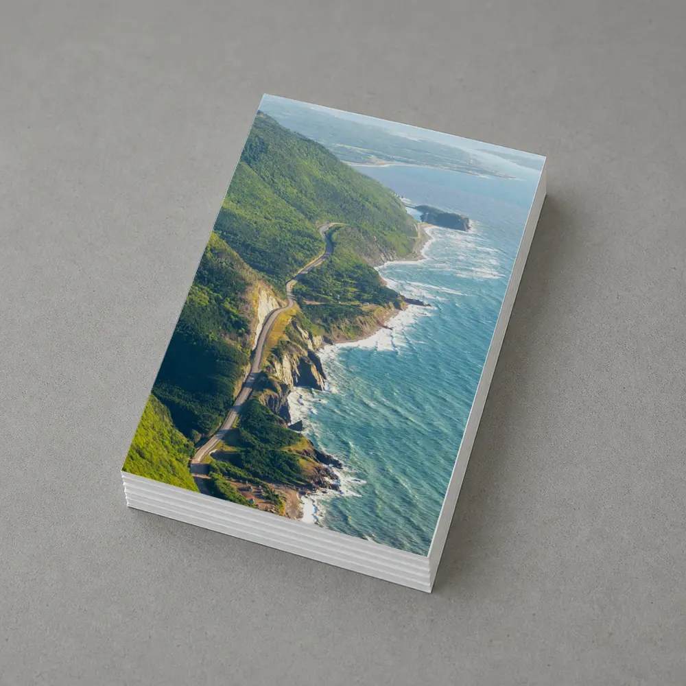 Cabot Trail Coastal Road Green Cliffs Ocean – Postcards
