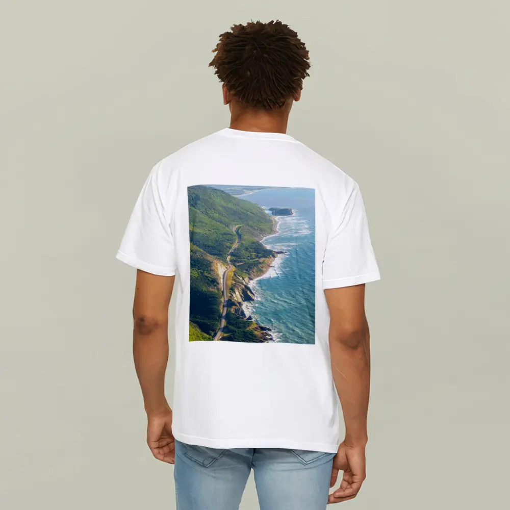 Cabot Trail Coastal Road Green Cliffs Ocean – T-Shirts