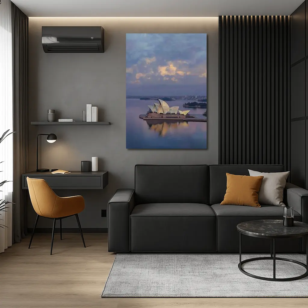 Sydney Opera House Harbor Dusk Reflection – Wall Art