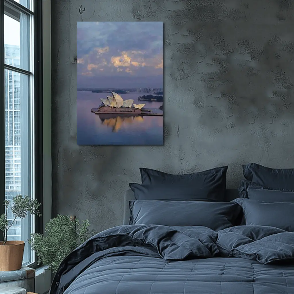 Sydney Opera House Harbor Dusk Reflection – Wall Art