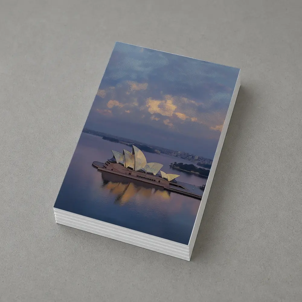 Sydney Opera House Harbor Dusk Reflection – Postcards