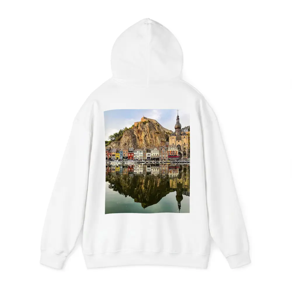 Dinant Belgium Cityscapes River Reflection – Hoodies